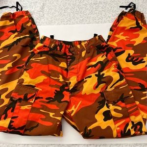 Rothco BDU small orange camo pants